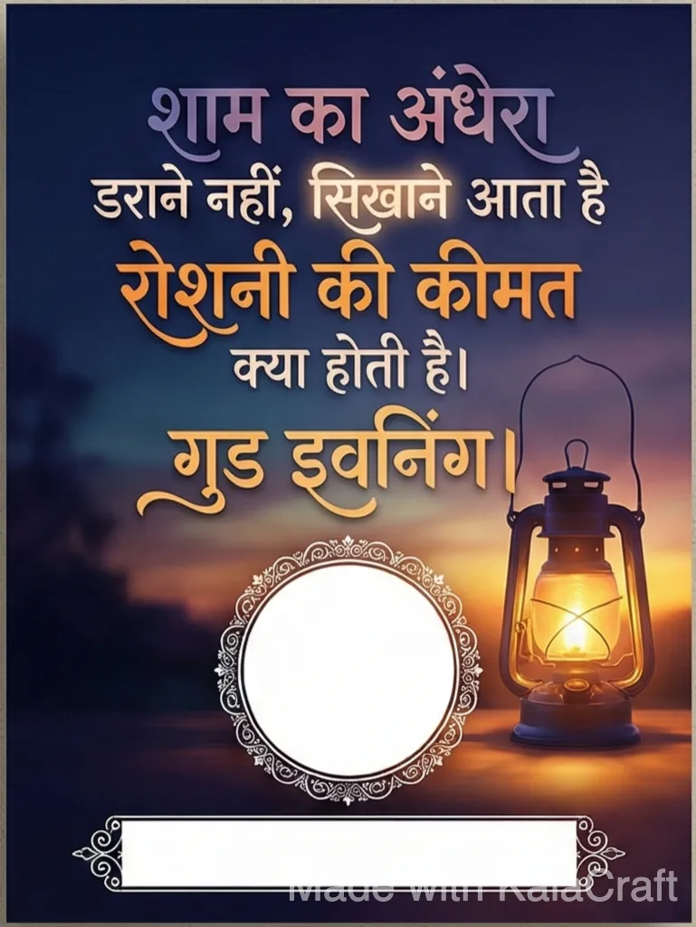 शुभ संध्या Poster 1